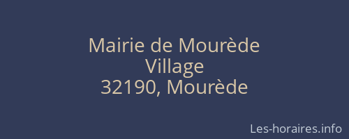 Mairie de Mourède