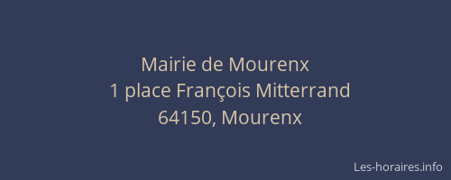Mairie de Mourenx