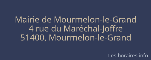 Mairie de Mourmelon-le-Grand