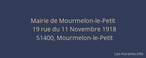 Mairie de Mourmelon-le-Petit