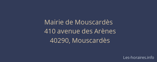 Mairie de Mouscardès