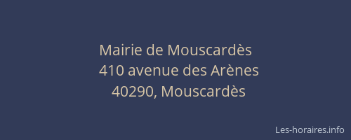 Mairie de Mouscard&egrave;s