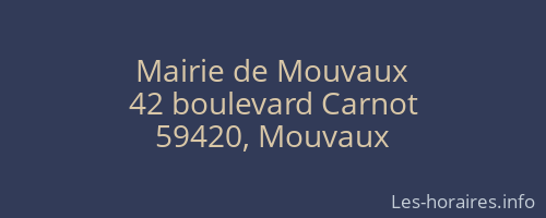 Mairie de Mouvaux