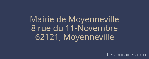 Mairie de Moyenneville