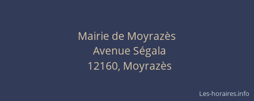 Mairie de Moyrazès