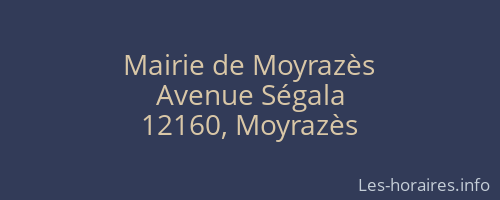 Mairie de Moyrazès