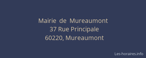 Mairie  de  Mureaumont