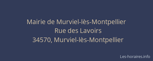 Mairie de Murviel-lès-Montpellier
