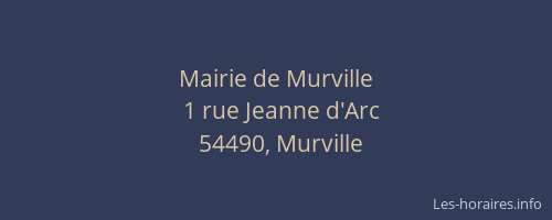 Mairie de Murville