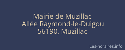 Mairie de Muzillac