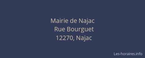 Mairie de Najac