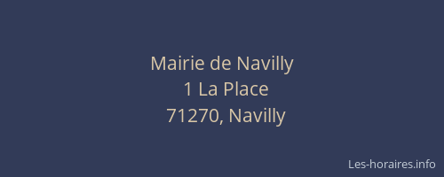 Mairie de Navilly