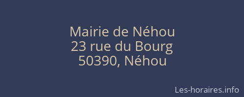 Mairie de Néhou