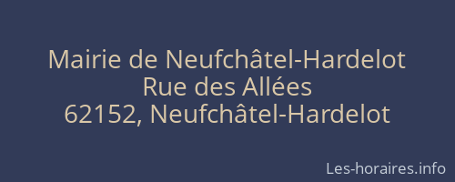 Mairie de Neufchâtel-Hardelot