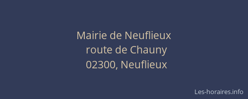 Mairie de Neuflieux