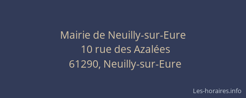 Mairie de Neuilly-sur-Eure