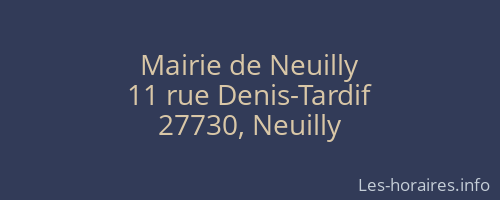 Mairie de Neuilly