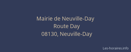 Mairie de Neuville-Day