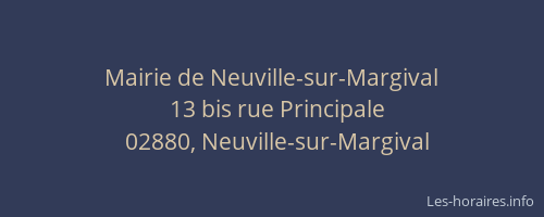 Mairie de Neuville-sur-Margival