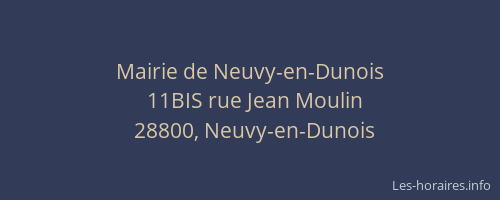 Mairie de Neuvy-en-Dunois