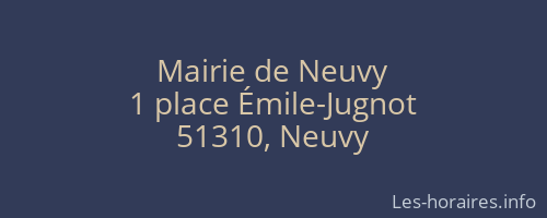 Mairie de Neuvy