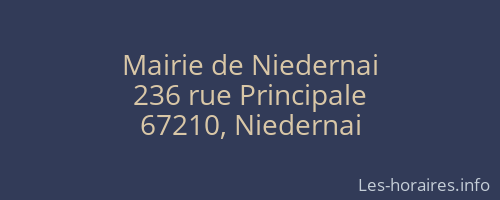 Mairie de Niedernai