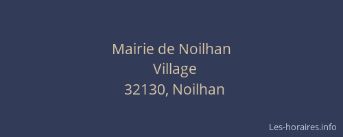 Mairie de Noilhan