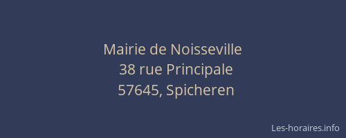 Mairie de Noisseville