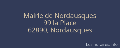Mairie de Nordausques