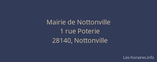 Mairie de Nottonville