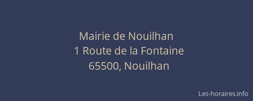 Mairie de Nouilhan