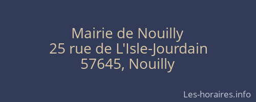 Mairie de Nouilly
