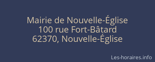 Mairie de Nouvelle-Église