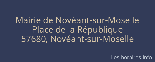 Mairie de Novéant-sur-Moselle
