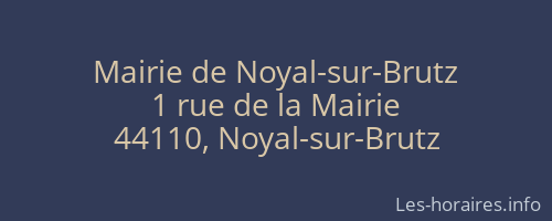 Mairie de Noyal-sur-Brutz