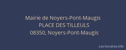 Mairie de Noyers-Pont-Maugis