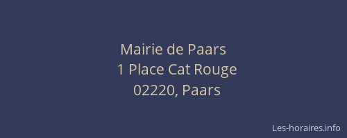 Mairie de Paars