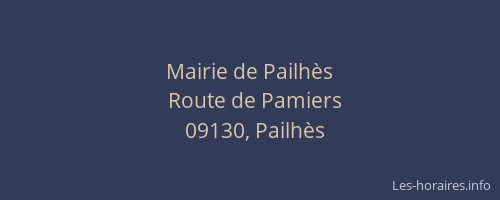 Mairie de Pailhès