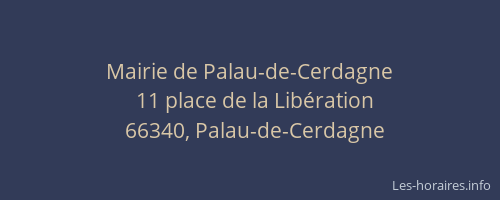 Mairie de Palau-de-Cerdagne