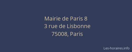 Mairie de Paris 8