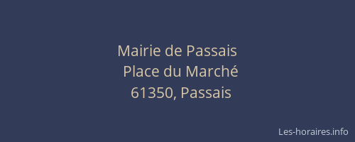 Mairie de Passais