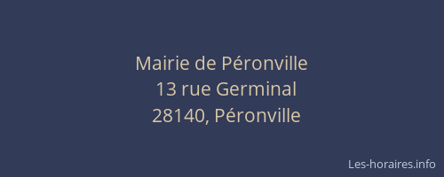 Mairie de Péronville