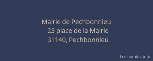 Mairie de Pechbonnieu