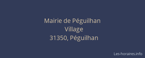 Mairie de Péguilhan