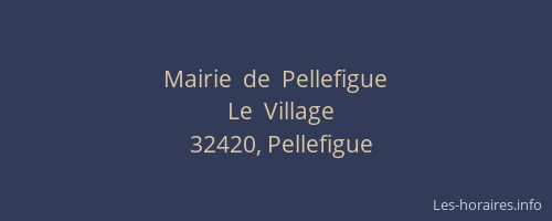 Mairie  de  Pellefigue