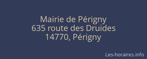 Mairie de Périgny
