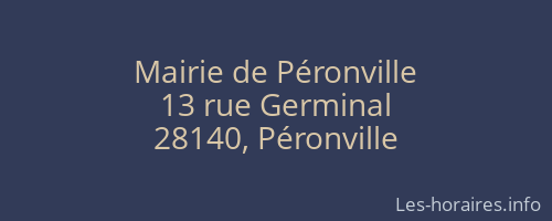 Mairie de Péronville
