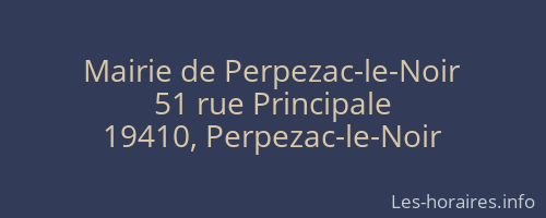 Mairie de Perpezac-le-Noir
