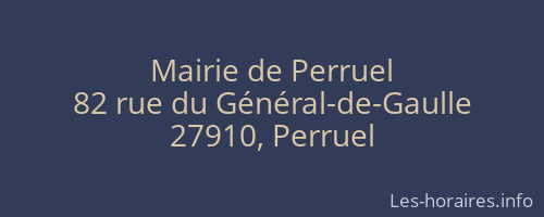 Mairie de Perruel