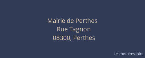 Mairie de Perthes